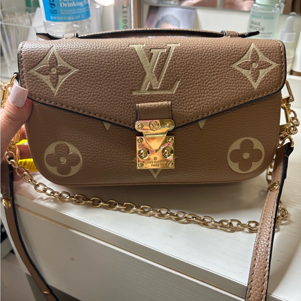 Louis Vuitton Tan Monogram Crossbody Bag